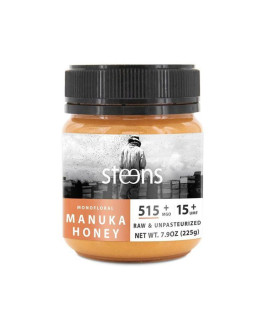 Steens - RAW Manuka Honey (Manukový med) UMF 15+ (515+ MGO), 225 g