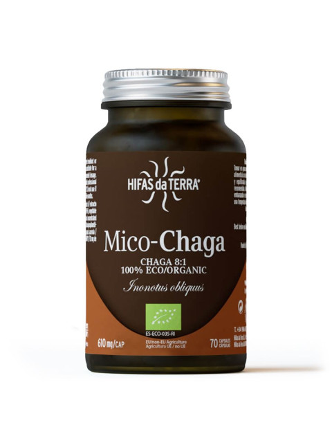 Hifas da Terra Mico-Chaga, podpora imunity, BIO, 70 kapslí