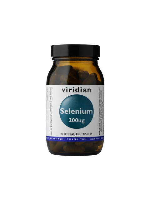 Viridian Selenium (Selen) 200µg, 90 kapslí - EXPIRACE 5/2025