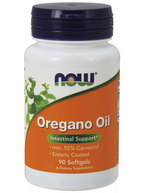 NOW Oregano Oil (oreganový olej), 90 enterosolventních softgel kapslí