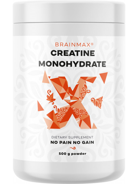 BrainMax Creatine Monohydrate, Kreatin monohydrát, 500 g