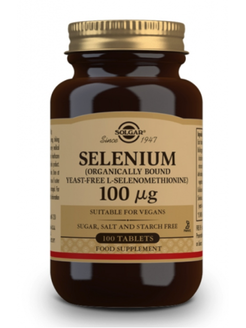 Solgar Selenium, Selen, 100 mcg, 100 tablet, EXP.