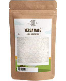 BrainMax Pure Yerba Maté, Anýz a Heřmánek, 500 g