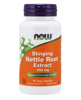 NOW Stinging Nettle Root (Extrakt z kořene kopřivy), 250 mg, 90 rostlinných kapslí