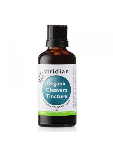 Viridian Cleavers Tincture (Svízel přítula tinktura) Organic, 50 ml 