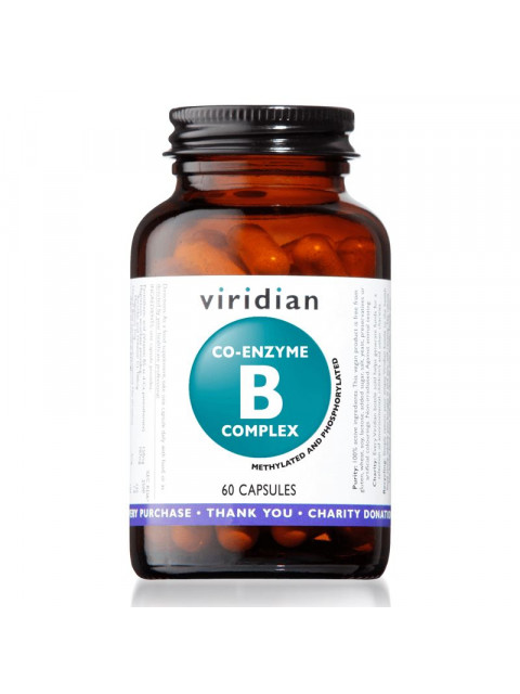 Viridian Co-enzyme B Complex, 60 kapslí