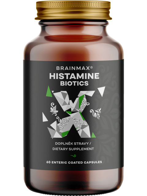 BrainMax Histamine Biotics, Histamin Probiotika, 60 enterosolventních kapslí