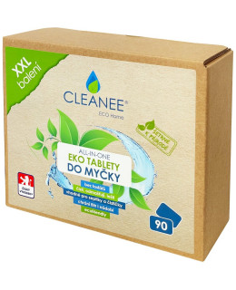 Cleanee ECO Tablety do myčky, 90 kusů