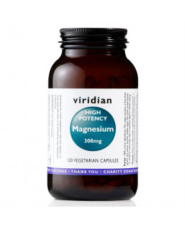 Viridian High Potency Magnesium, 300 mg, 120 kapslí