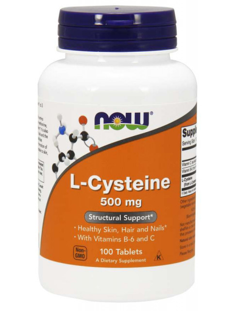 NOW L-Cysteine, 500 mg, 100 tablet