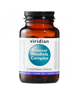 Viridian Enhanced Rhodiola Complex (Komplex Rozchodnice růžové s adaptogeny), 30 kapslí