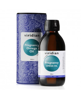 Viridian Pregnancy Omega Oil (Směs olejů pro těhotné poskytující omega 3, 6 a 9), 200 ml