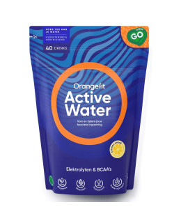 Orangefit Active Water, elektrolyty a BCAA, citrón, 300 g