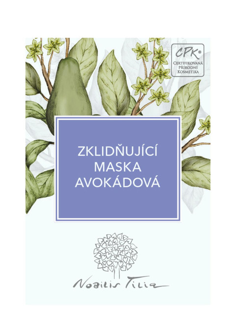 Nobilis Tilia Zklidňující maska avokádová 3 ml - vzorek sáček