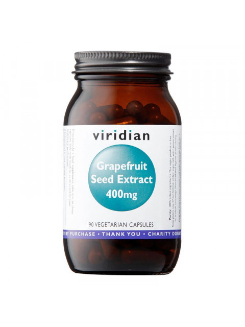 Viridian Grapefruit Seed Extract (Extrakt ze semínek grepfruitu), 400 mg, 90 kapslí