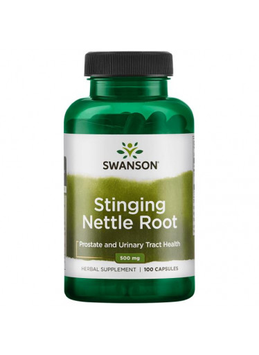 Swanson Stinging Nettle (Extrakt z kopřivy), 500 mg, 100 kapslí