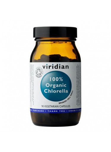 Viridian Chlorella Organic, 90 kapslí