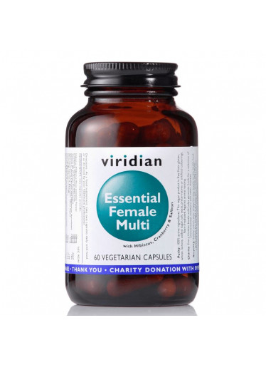 Viridian Essential Female Multi (Natural komplex pro ženy), 60 kapslí