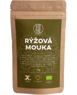 BrainMax Pure Rýžová mouka - bezlepková BIO, 1 kg