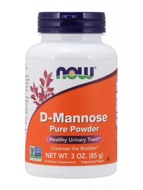 NOW D-Manóza, 85 g, čistý prášek