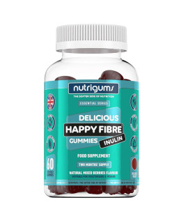 Nutrigums Happy Fibre Inulin, prebiotika, 60 želé bonbónů