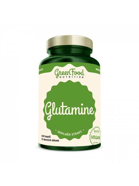 GreenFood Glutamin 120 kapslí