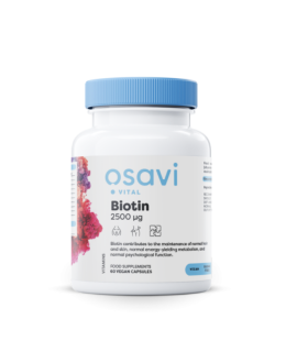 Osavi Biotin, 2500 mcg, 60 rostlinných kapslí