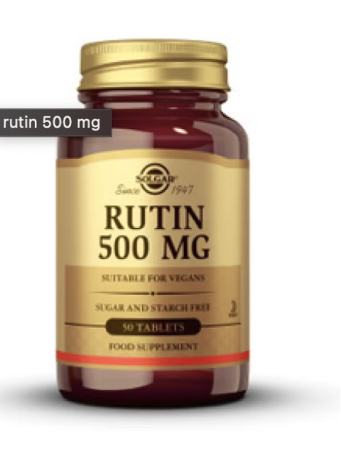 Solgar Rutin, 500 mg, 50 tablet