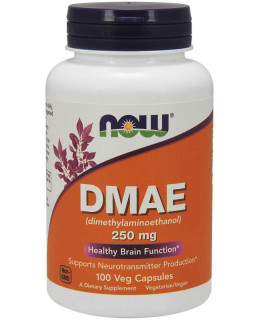 NOW DMAE, dimetylaminoetanol, 250 mg, 100 kapslí