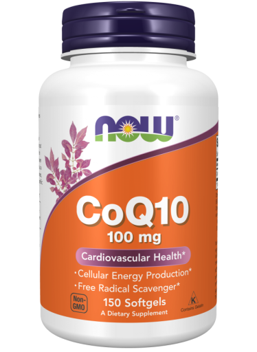 NOW CoQ10 (koenzym Q10) 100 mg, 150 kapslí