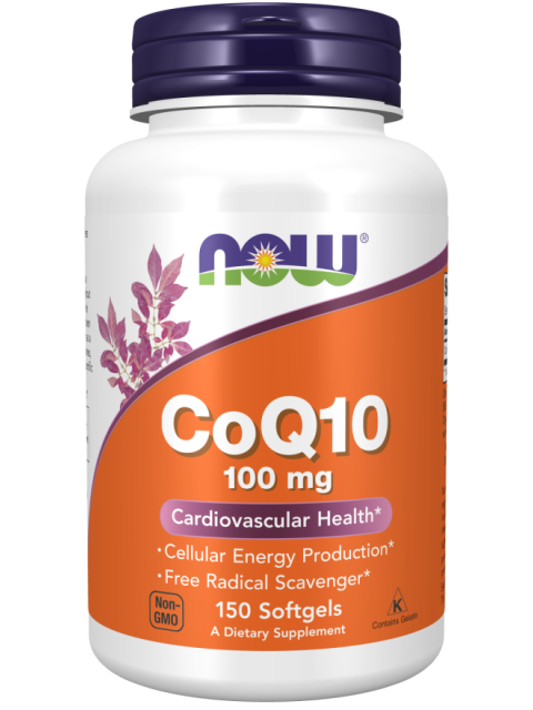 NOW CoQ10 (koenzym Q10) 100 mg, 150 kapslí