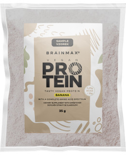 BrainMax Vegan protein, banán, 35 g