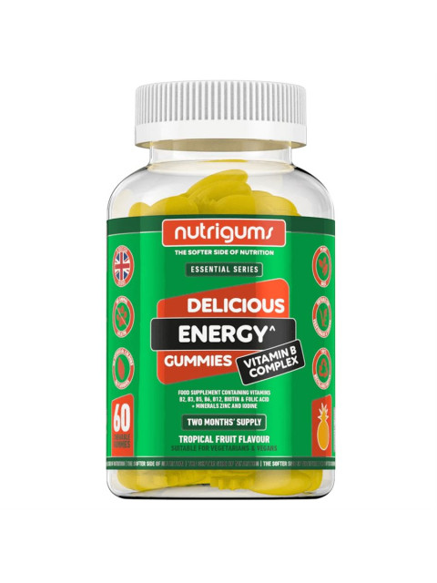 Nutrigums Energy Vitamin B Complex, 60 želé bonbónů