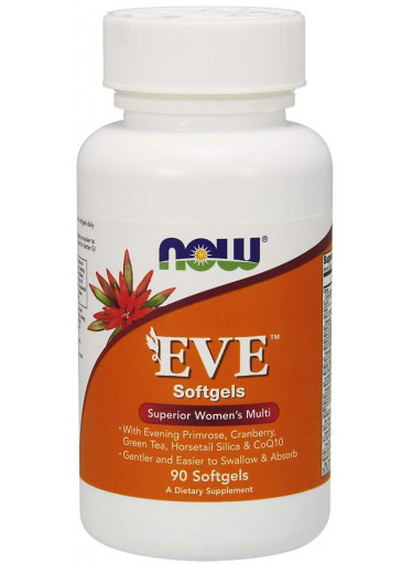 NOW Multi Vitamins Eve, Multivitamín pro Ženy, 90 softgelových kapslí