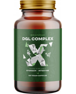 BrainMax DGL Complex (Deglycyrrhizinovaná lékořice), 100 rostlinných kapslí 