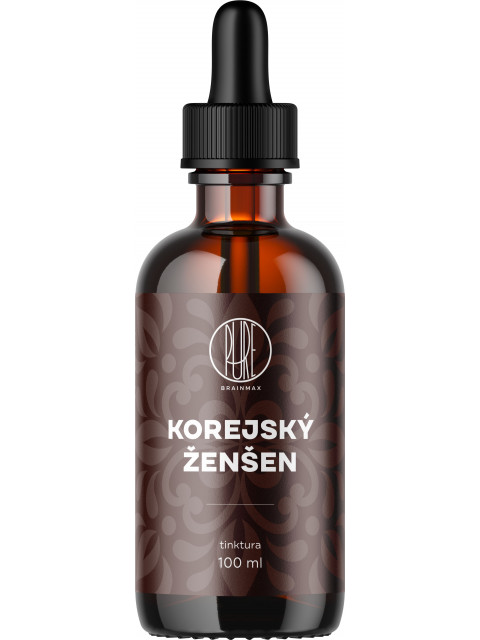 BrainMax Pure Korejský ženšen (Panax Ginseng) tinktura 1:3, 100 ml