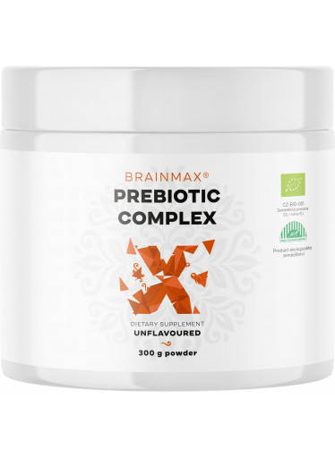 BrainMax Prebiotic Complex, prebiotická směs, BIO, 300 g