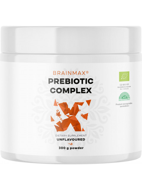 BrainMax Prebiotic Complex, prebiotická směs, BIO, 300 g