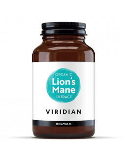 Viridian Lions Mane Extract 30 kapslí Organic