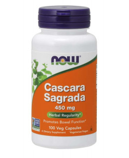 NOW Cascara Sagrada (Řešetlák), 450 mg, 100 kapslí