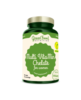 GreenFood Multi VitaMin Chelát pro ženy 90 kapslí