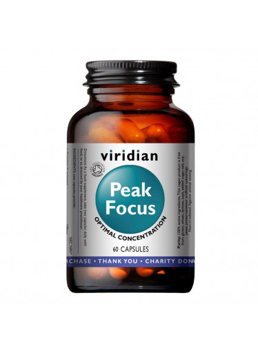 Viridian Peak Focus (Normální kognitivní funkce) Organic, 60 kapslí