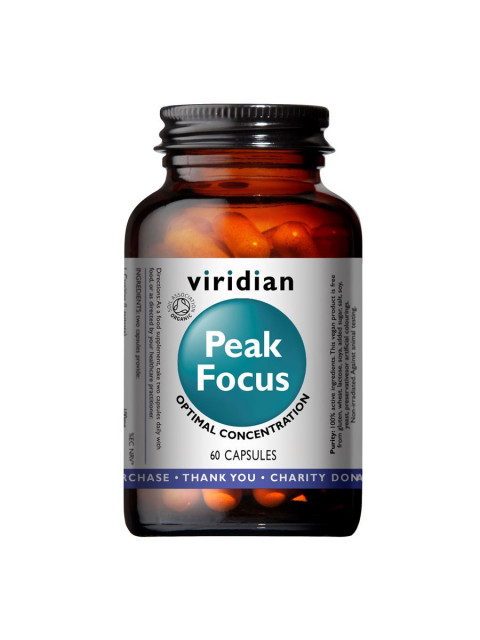 Viridian Peak Focus (Normální kognitivní funkce) Organic, 60 kapslí