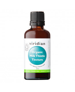 Viridian Milk Thistle Tincture Organic (Ostropestřec mariánský tinktura Bio), 50 ml