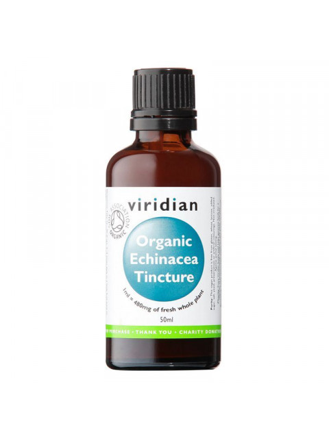 Viridian Echinacea Tincture Organic (Tinktura z Echinacey Bio), 50 ml