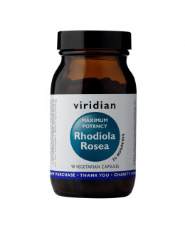 Viridian Rhodiola Rosea Maximum Potency (Rozchodnice růžová), 90 kapslí