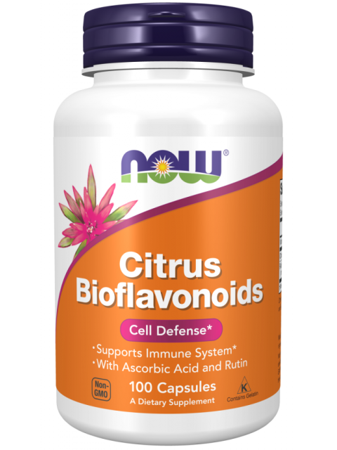 NOW Citrus Bioflavonoids (citrusové bioflavonoidy) 700 mg, 100 kapslí