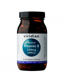 Viridian Vitamin E, 330 mg 400 iu, 90 kapslí