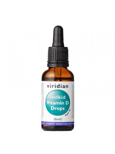 Viridian Viridikid Vitamin D Drops, 400 iu, 30 ml