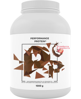 Performance Protein, nativní syrovátkový protein, jahoda a malina